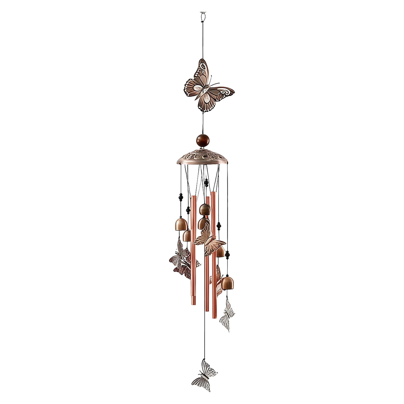 Metal Animal Wind Chimes with Soothing Sound for Patio and Yard Decoration Animal Pendants Delightful Wind Chimes