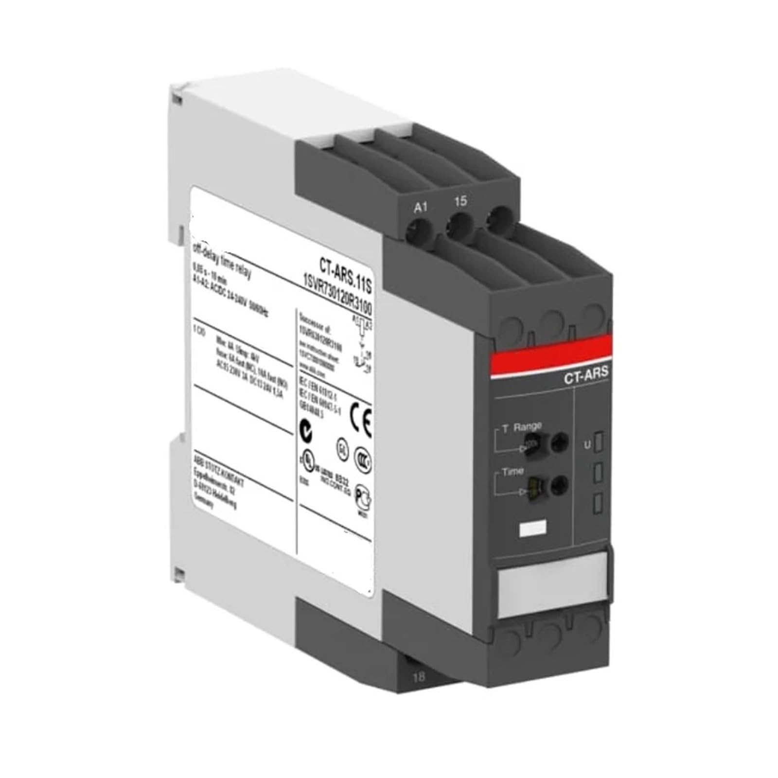 Jfqowcmp One Color Relay Ct-Ars.11s 24-240Vac/Dc 1C/O 1Svr730120r3100