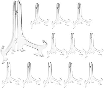 Amazon.co.jp: プラスチックプレートスタンド 皿立 写真立て 本立て