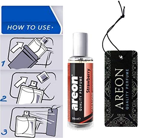Image of Areon Strawberry Car Perfume with Spray (35 ml)