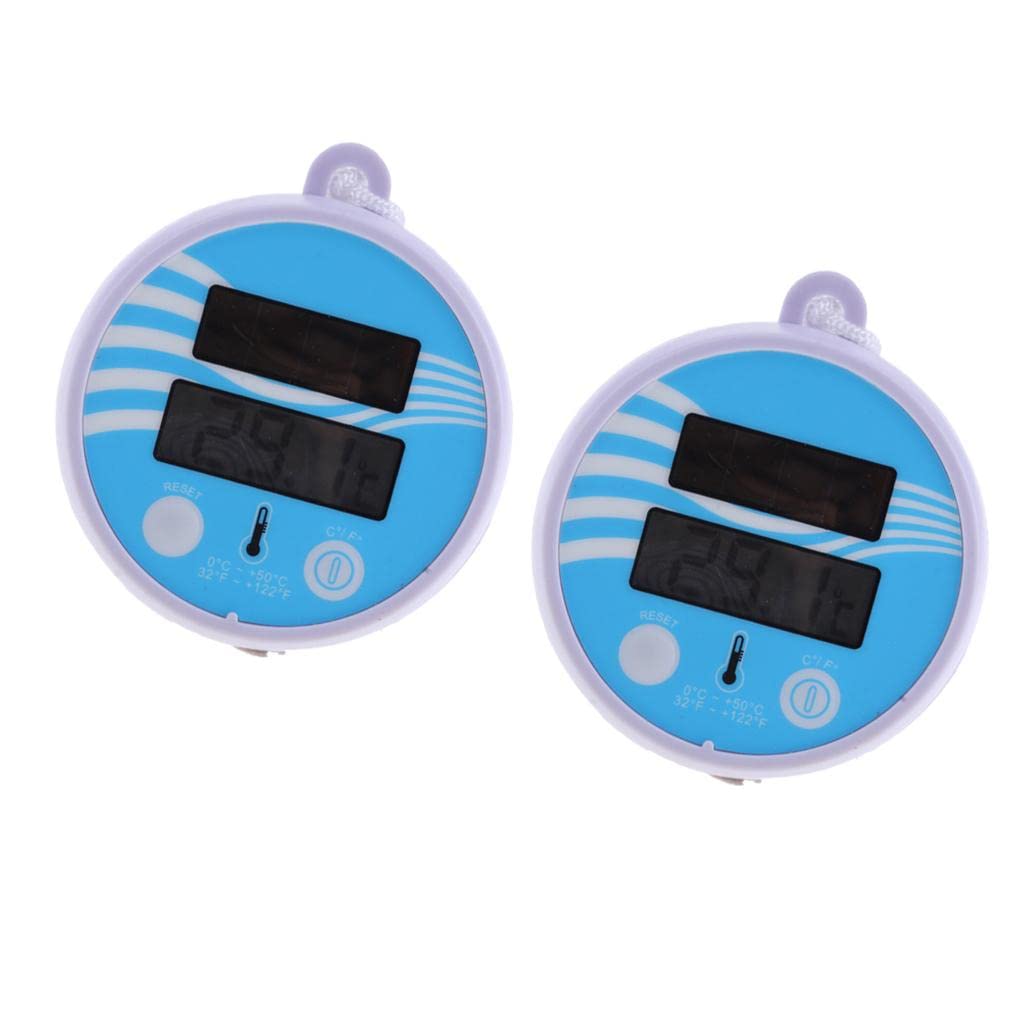 Bnf® 2Pcs Solar Powered Digital Floating Pool Hot Tub Spa Thermometer Temperature | Home & Garden | Yard Garden & Outdoor Living | Pools & Spas-picture-12