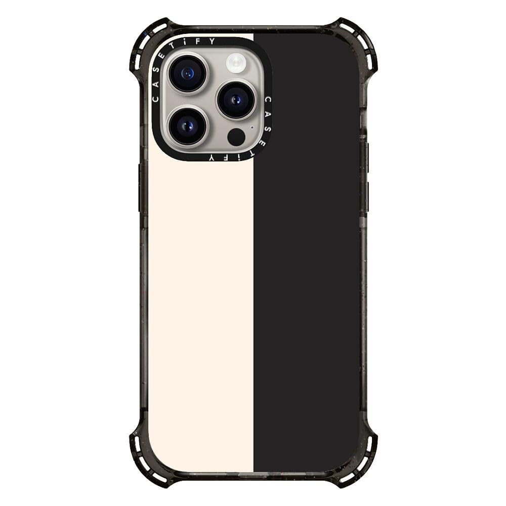 Coque iPhone 15 Pro Max compatible MagSafe antichoc étui de protection Bounce noir - 6