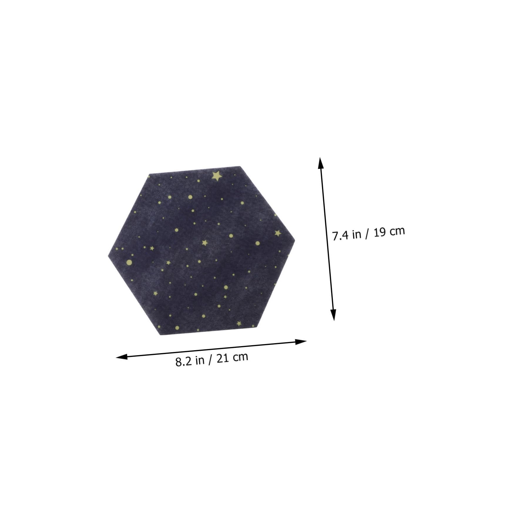 NAMOARLY Felt Hexagon Board for Wall Decor Bulletin Board Felt Wall Cork Sticker for Office