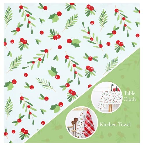 Servilletas de Tela Navidad 18x18 Set x6 Algodón miniatura 6