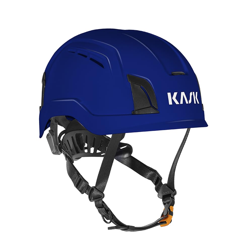 KASK ZENITH X Air - Casco de construcción, escalada y trabajo, rueda giratoria, talla 52-63 cm, sistema de ventilación, color azul