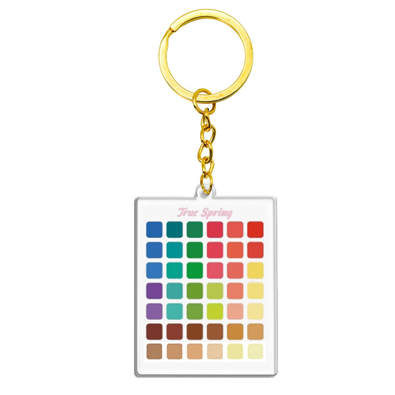 Shurhome Seasonal Acrylic Keychain Lightweight Accessory for Bags Keys Lightweight Keychain