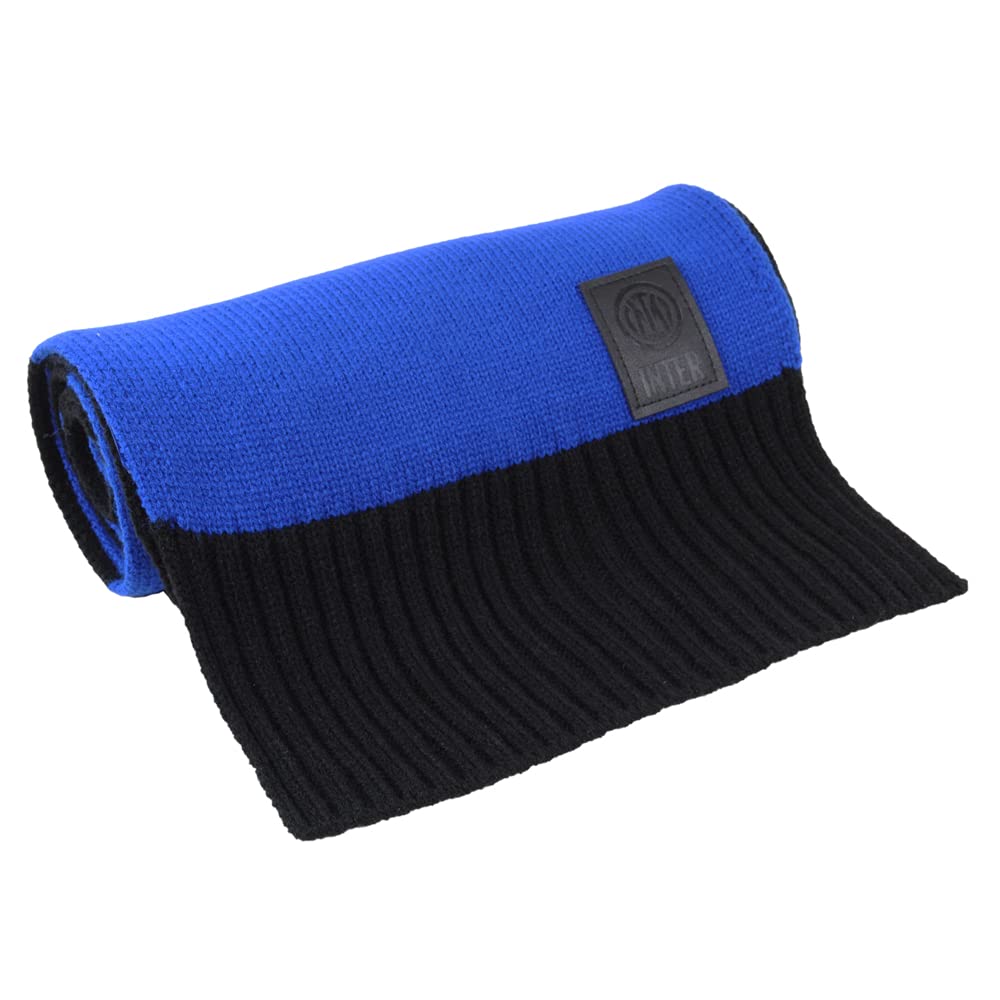 Inter SCIARPA RIGHE GRANDI Official Merchandising, Nero, Taglia unica