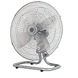 プロイル 業務用扇風機 工場扇 床置き 据置き 45cm アルミ羽根 首振り 風量3段階 羽根簡単取付 高さ60cm FSA451