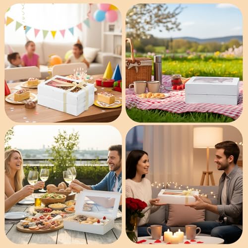 50% OFF en paquete de 24 cajas de galletas con ventana para regalos