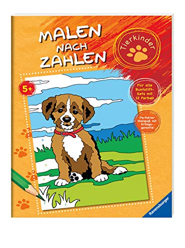 Malen nach Zahlen: Tierkinder