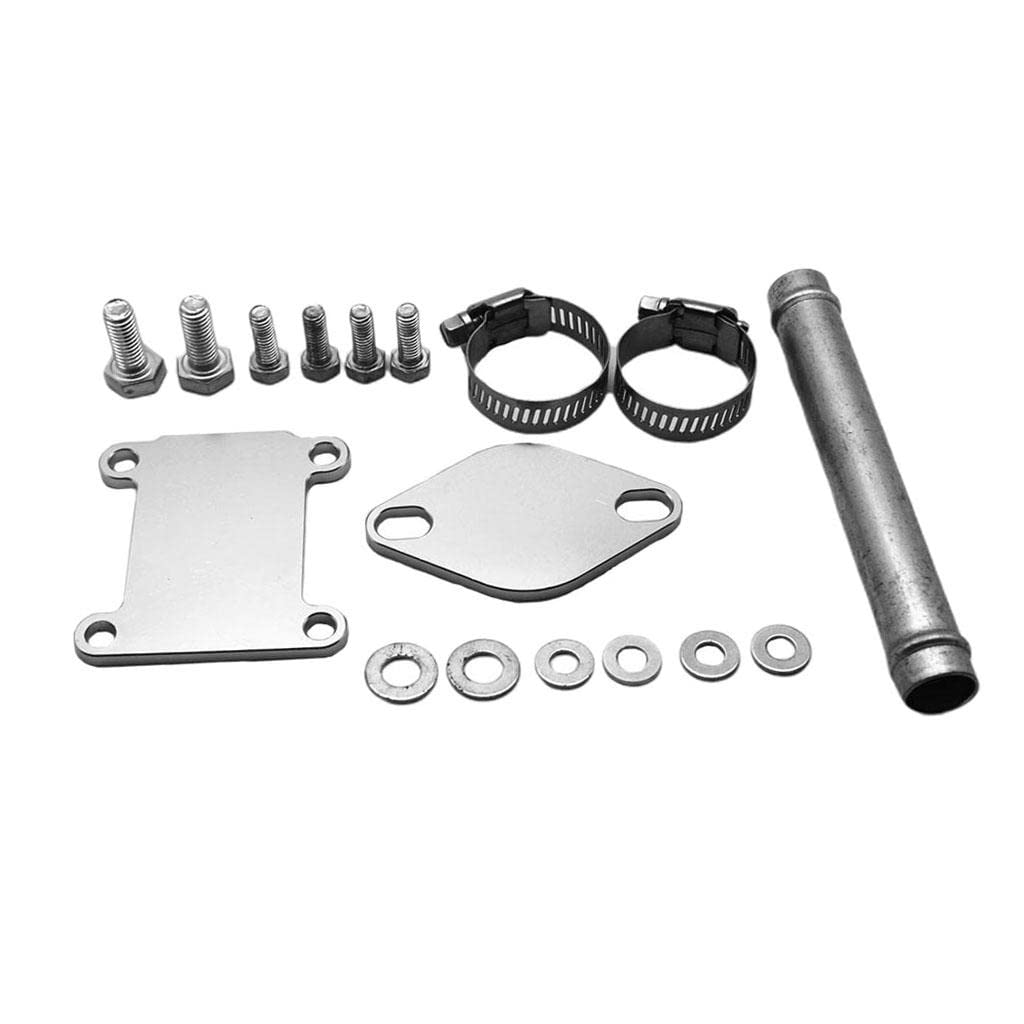 perfk Kit de Plaque d'Obturation de Valve Obturateur de Bloc de Plaques de Blocage Remplacement pour Alfa Romeo avec Moteurs 1.9, 2.4 JTDM