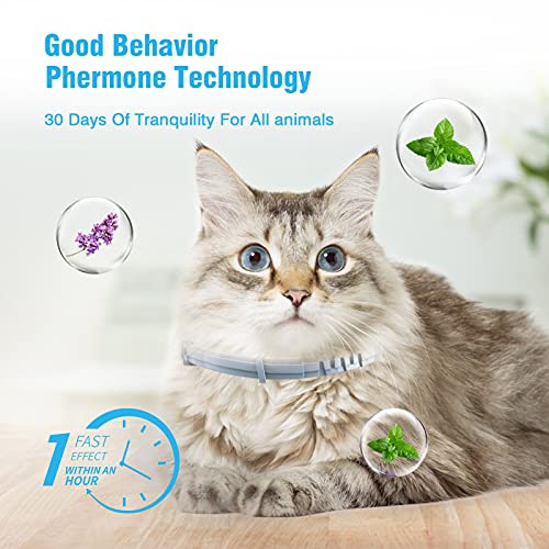 Kaspiu 3 Pack Calming Collar for Cats Pheromone Calm Anxiety Collar for Cats and Kittens Stress Reliever Relaxing… - Image 5