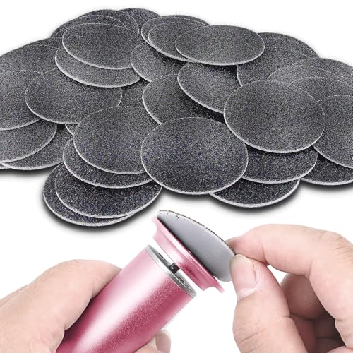 60PCS Replaceable Sandpaper Refill Discs for Electric Foot File Callus Remover, 180 Grit - Image 3