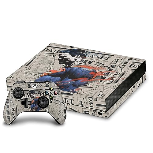 Skin Superman Xbox One X Head Case Designs autocollant vinyle pour console et manettes