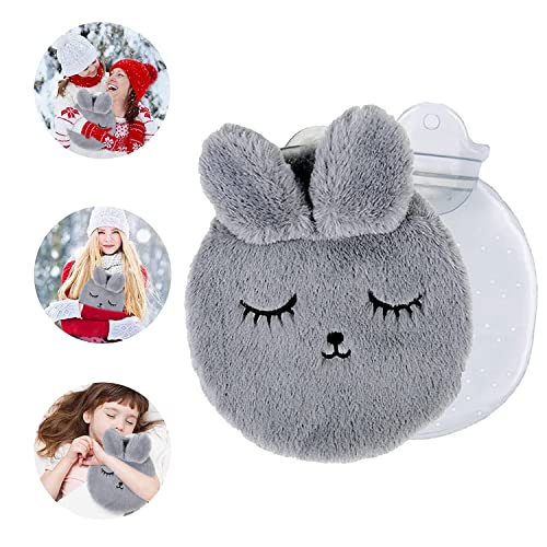 Reer Smuuzy Wärmflasche - 0,8L, Weich, Mit Sicherheitsverschluss, Blau