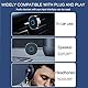 iJiZuo Bluetooth 5.0 Adapter Mit Mikrofon für Auto Audio System, Kopfhörer, Speaker, Heimstereosysteme - Kabelloser 3.5 mm Klinke Aux Adapter