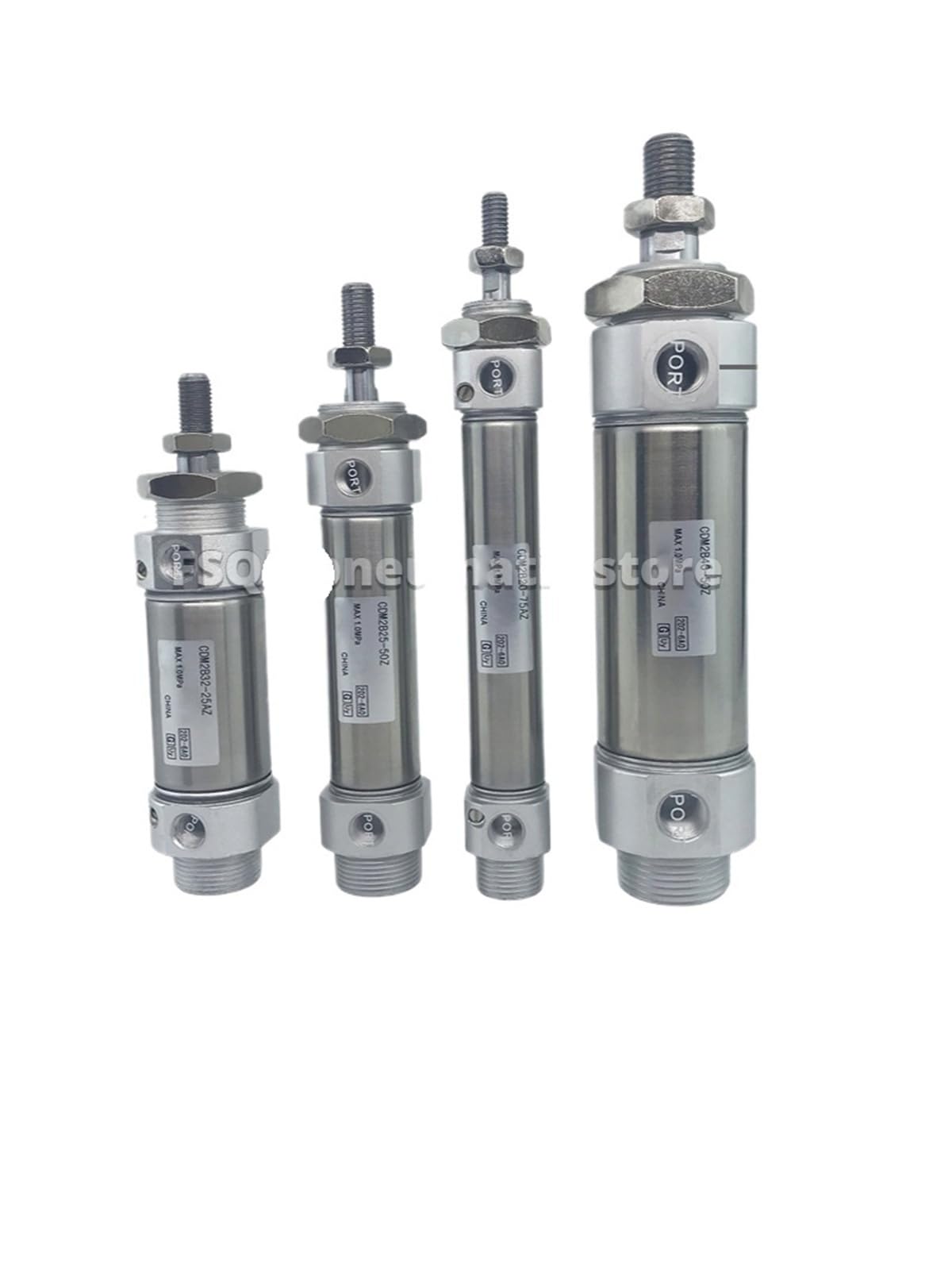 Mini air cylinder CDM2B40-100A haute précision avec amortissement de type A
