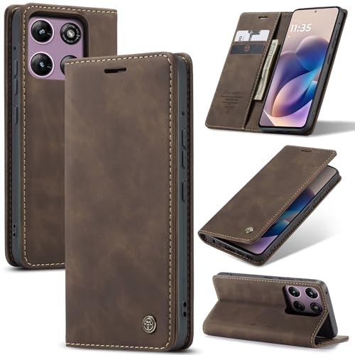 Azororo Coque pour Motorola Moto G Stylus (2026) 5G Premium Housse Cuir Protection Pochette Rabat Portefeuille Flip Case Porte Magnétique Coque Étui pour...