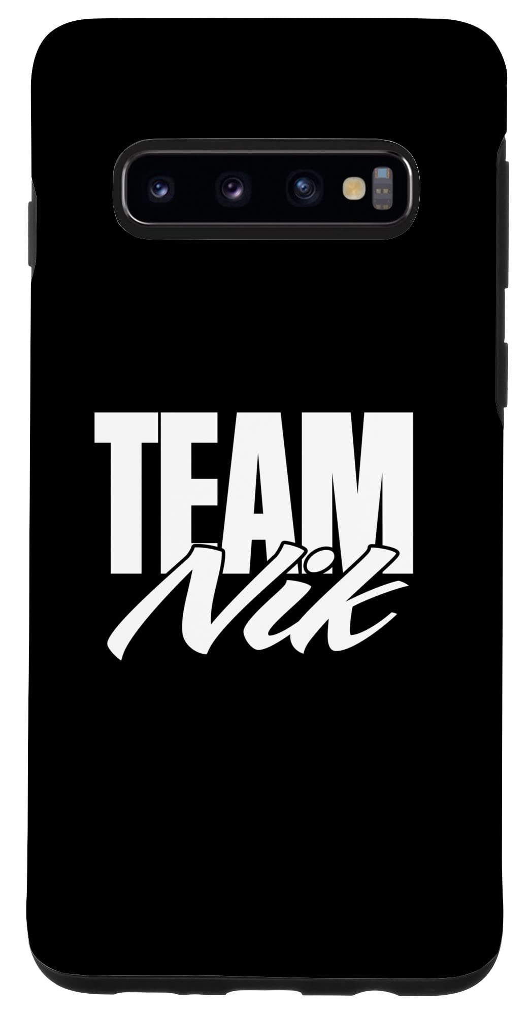 Galaxy S10 Team Nik Name, Cheer for Nik Support Case