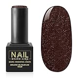 Nail Brand Gel Polish Österreich Soak Off Gel Polish Professional Maniküre für Salon & Home Long Lasting Chip Resistant 10 ml Erfordert Trocknung unter UV LED Lampe (15205 Brown)