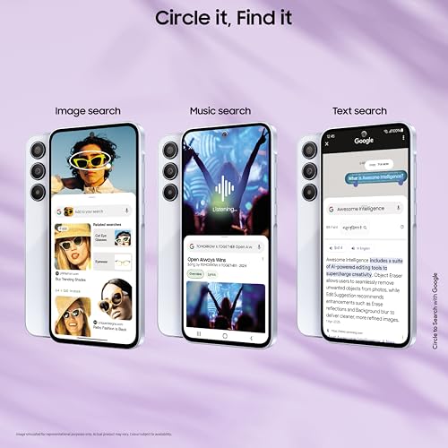 Samsung Galaxy A35 5G (Awesome Iceblue, 8GB RAM, 128GB Storage) | Premium Glass Back | 50 MP Main Camera (OIS) | Nightography | IP67 | Corning Gorilla Glass Victus+ | sAMOLED with Vision Booster - Image 4