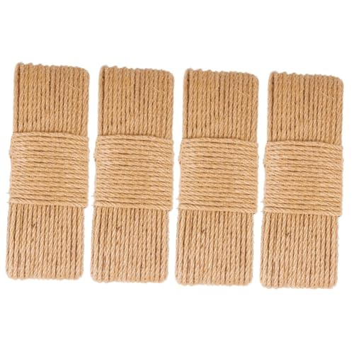 Toddmomy 4 Pcs corda de arranhar de uso diário agarrar corda arranhador de corda fio de juta arranha