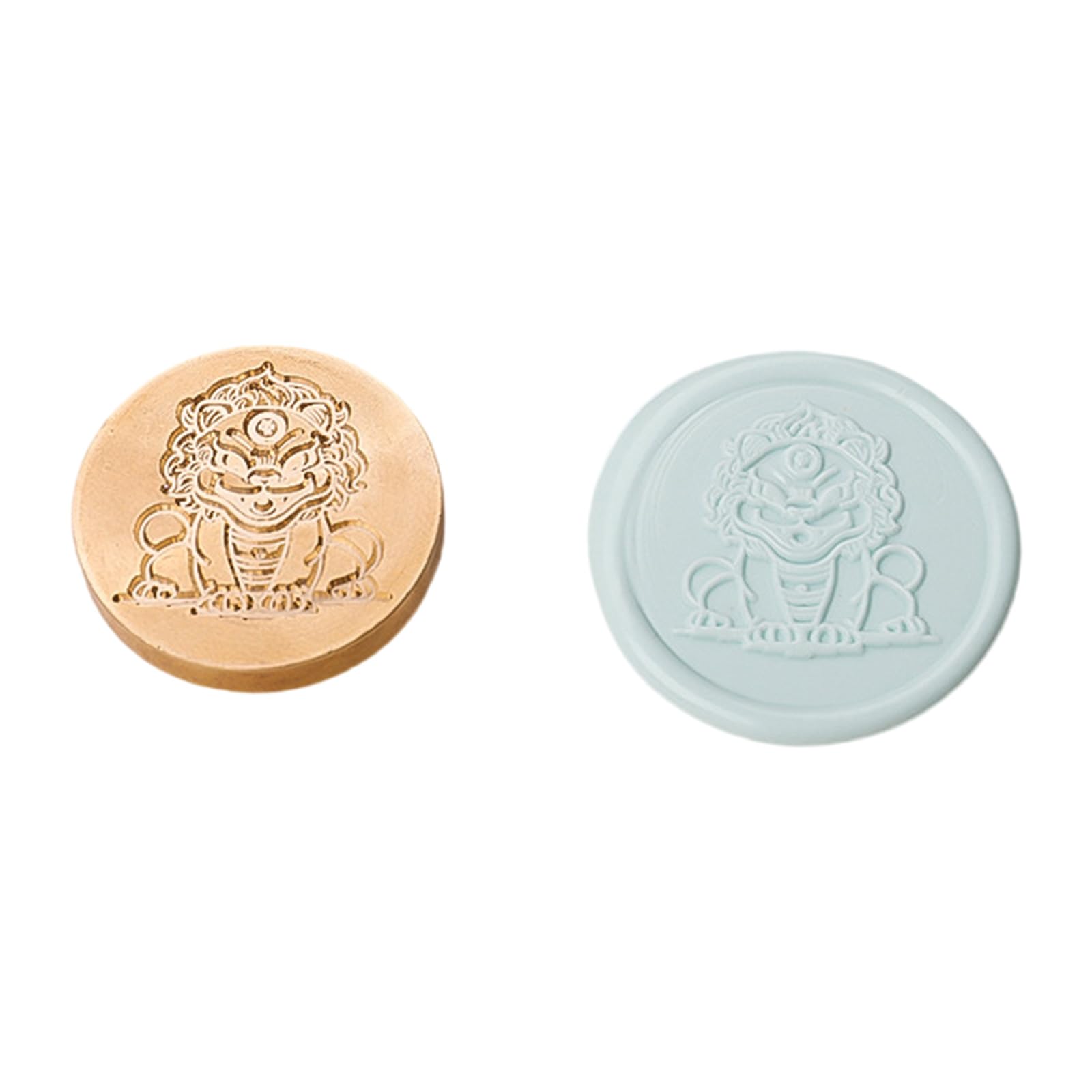 Xjdzineq Antique Embossed Seal Stamp for Envelope Invitations Wedding Christmas Metal Head for Scrapbooking Envelope Sealing