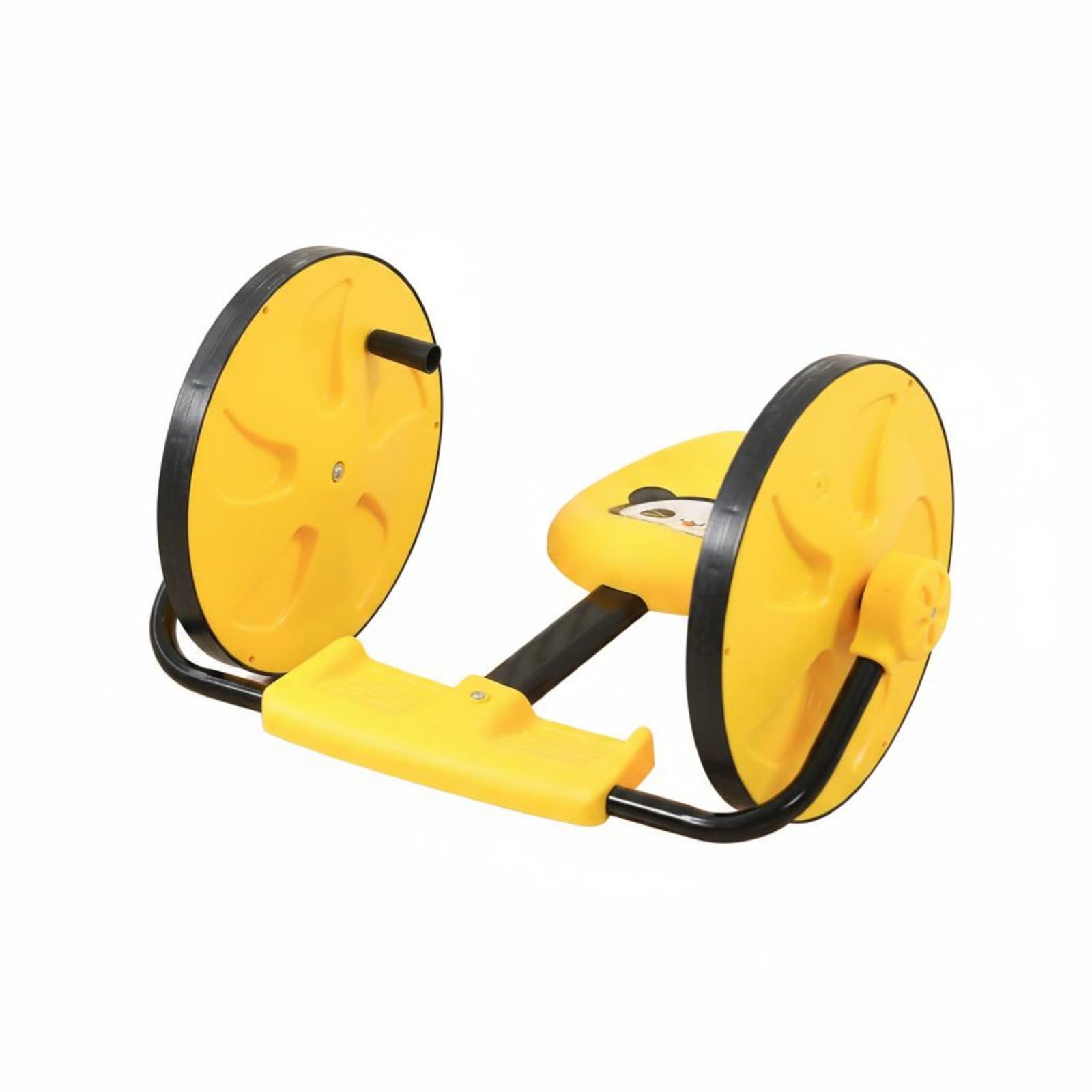 Amagogo Bicicleta de Equilibrio Infantil Correpasillos Coche de Juguete de Balanceo con Soporte de Ruedas y Diseño para Equilibrio Adecuada para Niños en Casa, Amarillo