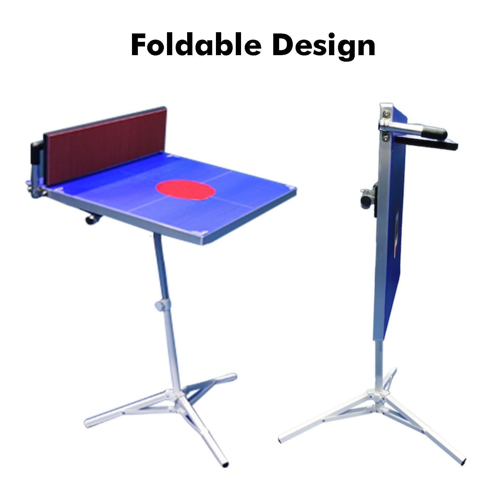 Tischtennis-Rebound-Board-Set, Faltbares Vertikales Ping-Pong-Return-Board, Solo-Trainingsgerät, for Das Heim-Fitnessstudio Im Innen- Und Außenbereich