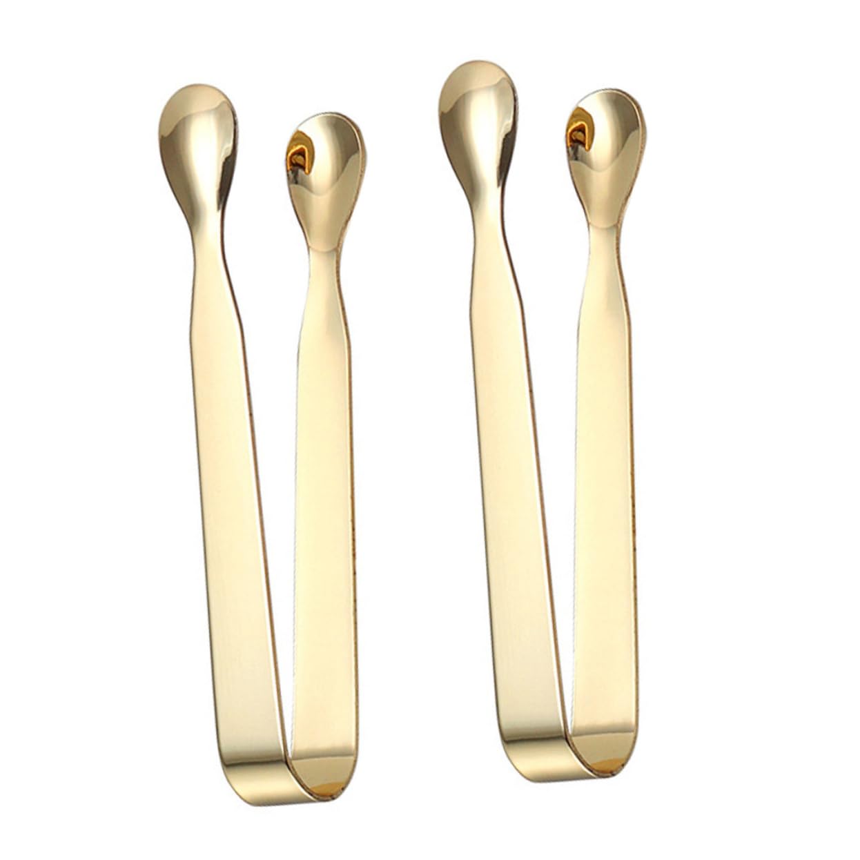 MUCKLILY Multipurpose Food Clips Sugar Tongs for Sugar Cubes Ice Cubes Restaurant Grade