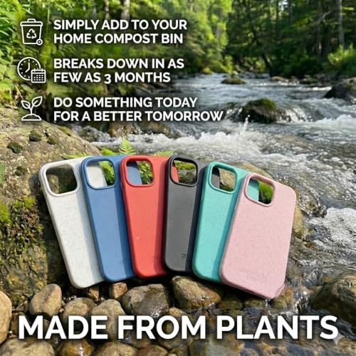 Coque iPhone 12 biodégradable pour éviter la pollution plastique