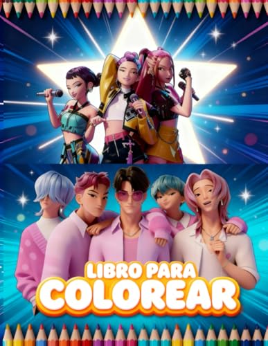 Imagen de Libro para colorear Chicas K-P0P