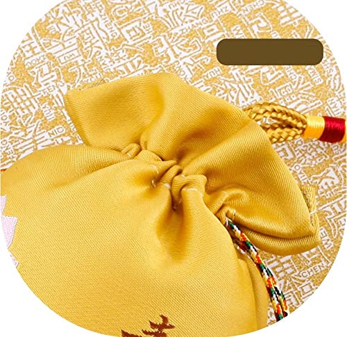 4 Bolsas Amarillas para Sachet Bordadas 9cm×12cm miniatura 3