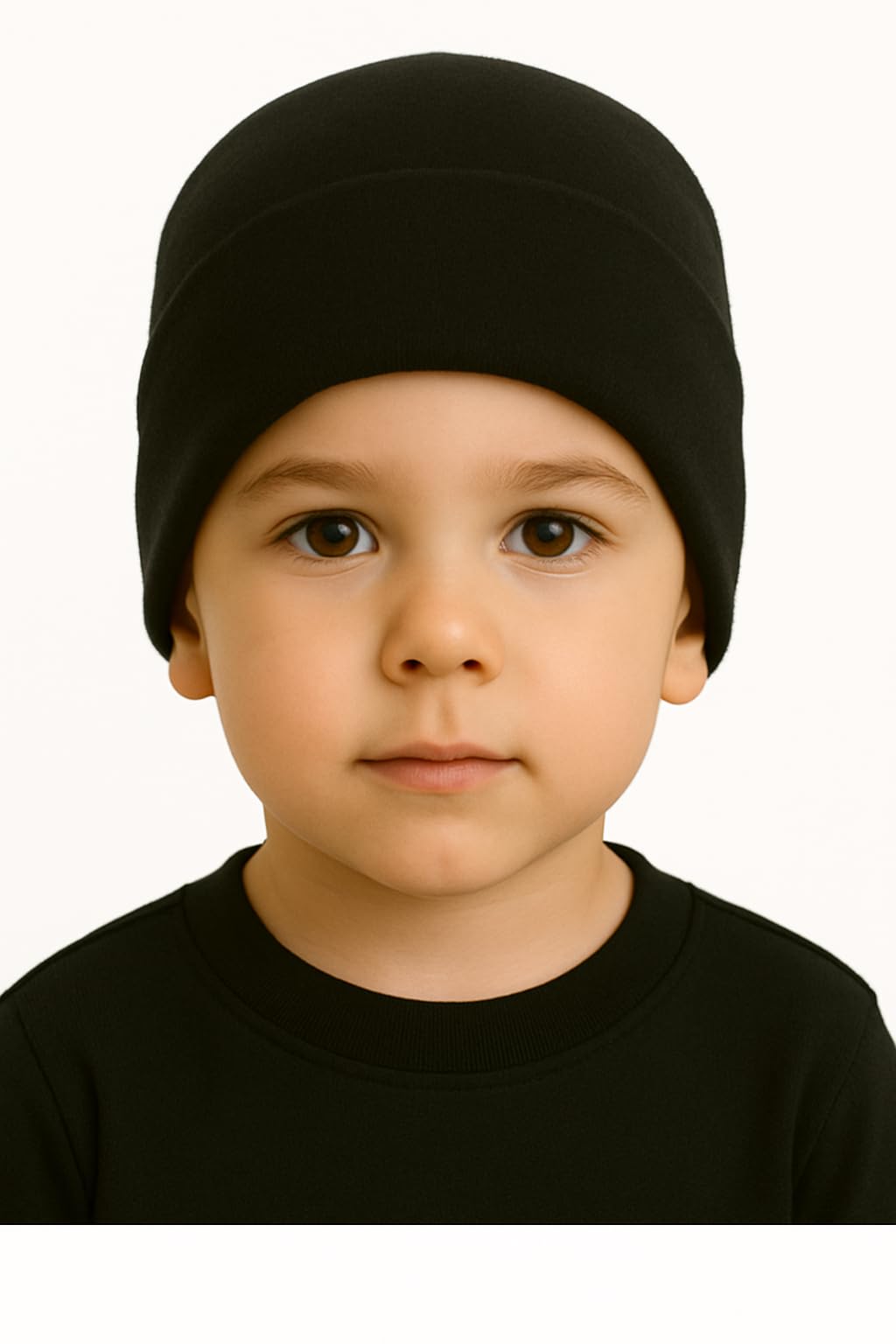 NOTWILD Kids Winter Cap Combo Pack of 2 Warm & Soft Beanie Skullcap for Boys & Girls Age 3 to 14 Years Stylish Winter Wear Hats (in, Age, 4 Years, 5 Years, Big, Black - NavyBlue)