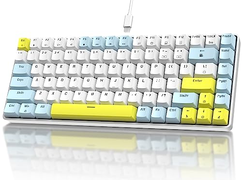 UrChoiceLtd K84 80% Mechanische Gaming Tastatur,84 Tasten,TKL...