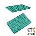 BUSOHA Square Caramel Candy Molds Silicone,40 Cavity Non-Stick Square Silicone Molds with 1 Droppers for Gummy,Chocolate,Hard Candy, Butter, Ice Cube, Dog Treats