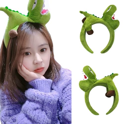 Binaryabc BI-BB3006 Dinosaur Shark Headband Ocean Aninmal Hairband Hair Hoop,Halloween Costume Cosplay Dess Up Accessories,2Pcs thumb #1