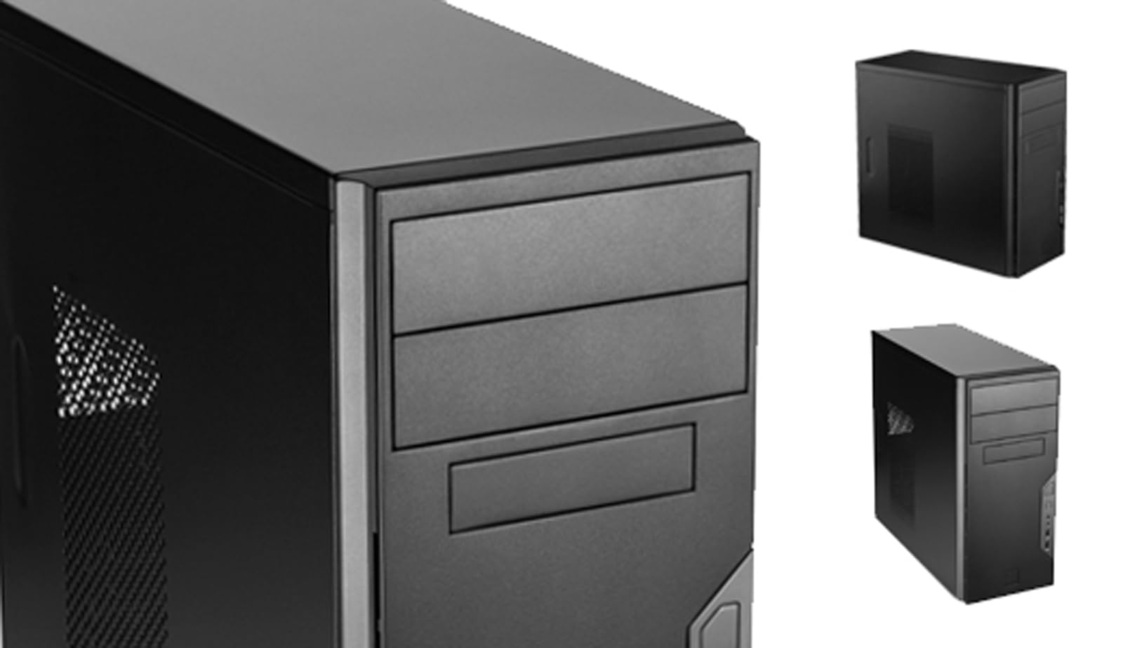 S - Antec VSK 3000B Mini-Tour Noir unité centrale (Supporte jusqu'à Micro-ATX ), 0-761345-92025-4