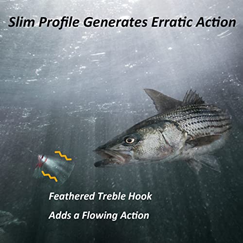 image for Dr.Fish Metal Jigs Casting Jigs Assortment 5 Jigging Spoon Minnow Long