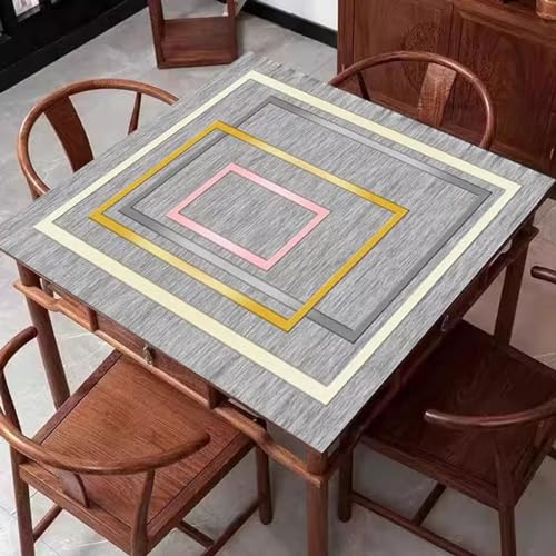 Mahjong Table Mat, Anti-Slip Playmat 80x80 cm miniatura 2
