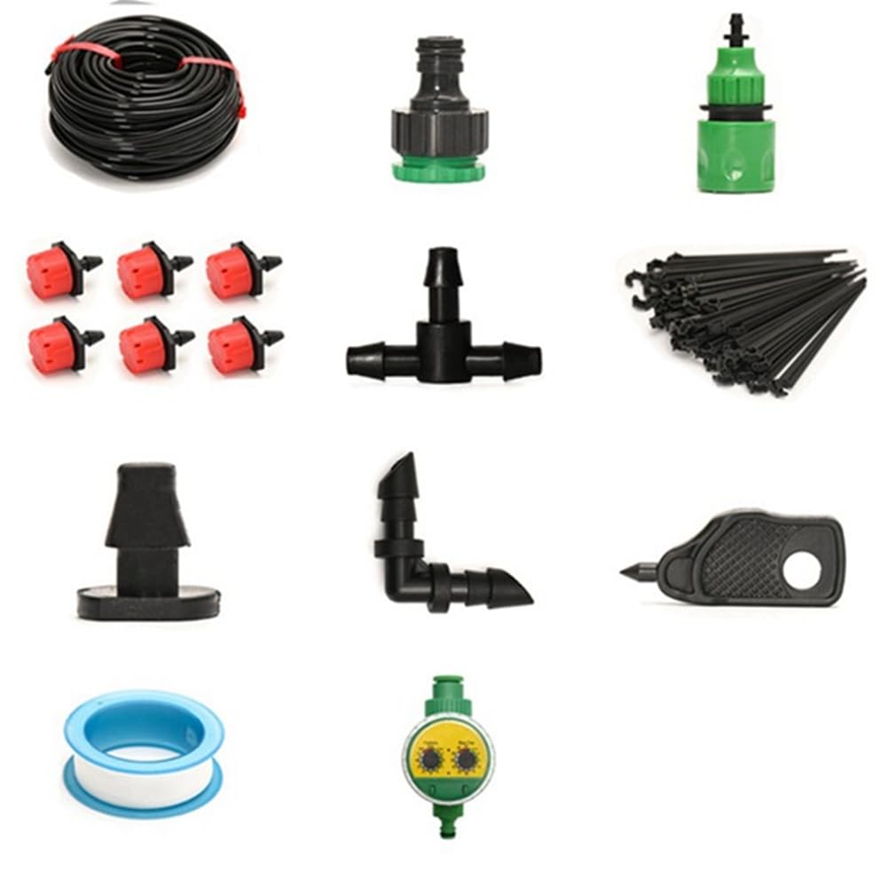 Littimoon for Adjustable Drippers DIY Drip Irrigation System Garden Hose Micro Drip Watering Kits
