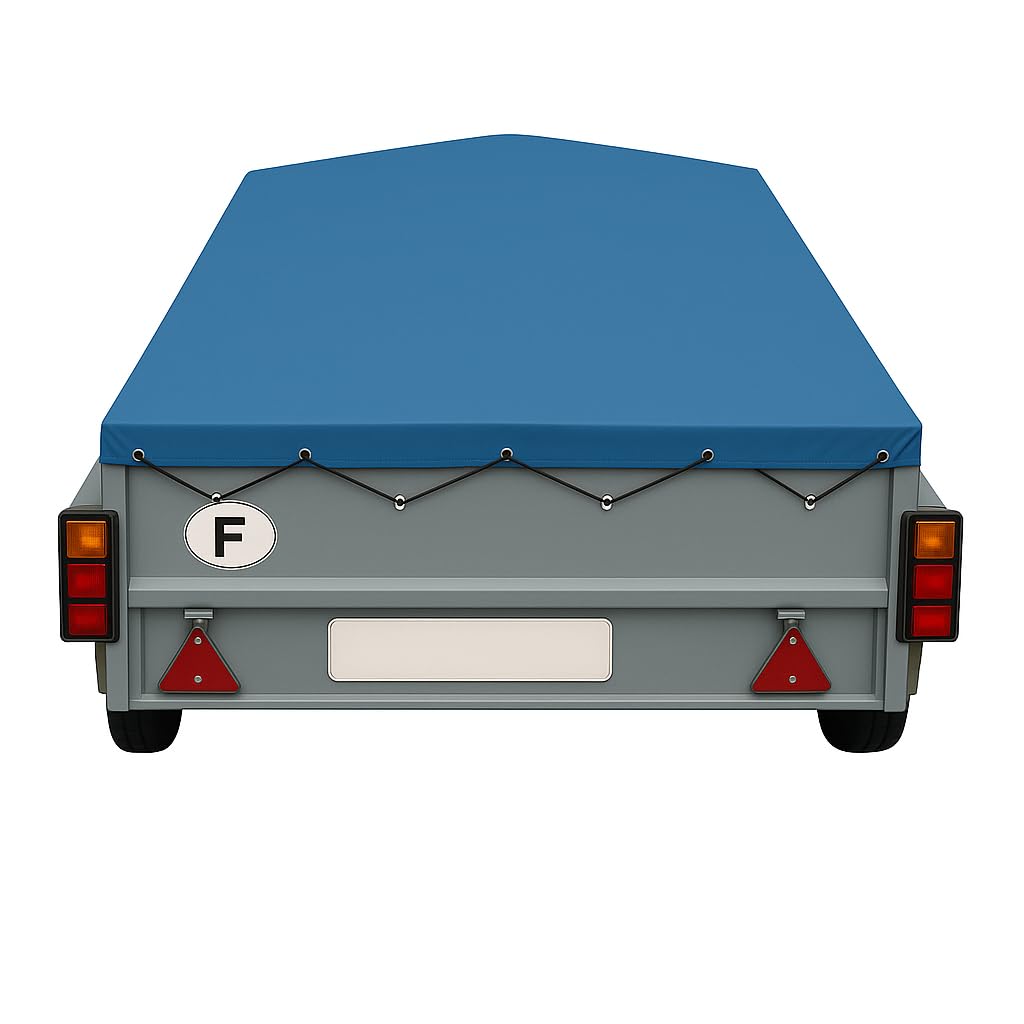 Bâche Remorque Erdé Classic 143 – 151 X 105 X 10 Cm – PVC 640g M2 Etanche Renforce Gris Fabrication Francaise 86665000