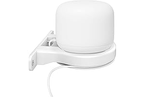 Google WiFi Wall Mount | Delidigi ABS Shelf for Nest WiFi and WiFi Point Routers