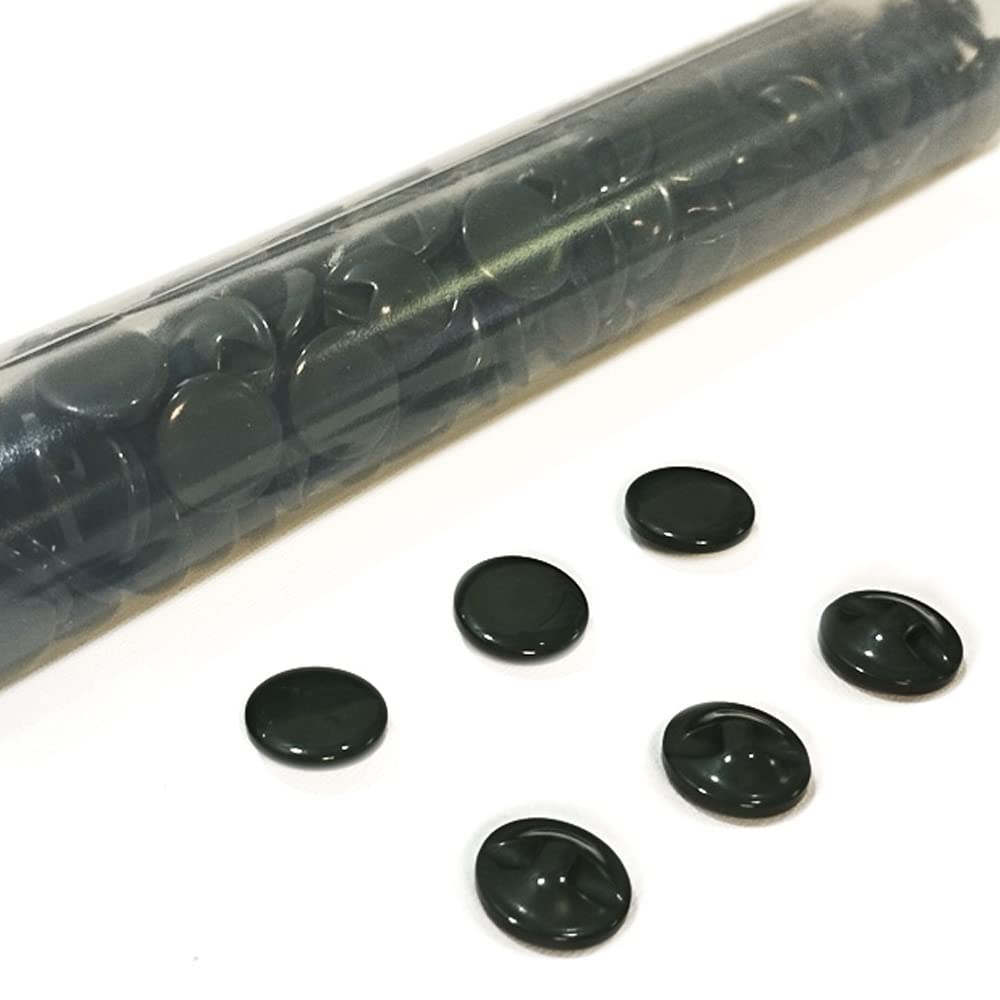 Hemispherical Resin Nazarene Buttons, 144 Pieces/Tube, Available in 13 Colors and 4 Sizes for Crafts Sewing