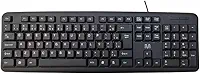 Teclado com Fio Slim Multi USB com Teclas Silenciosas, Design Compacto e Cabo de 1,5m – Preto TC065