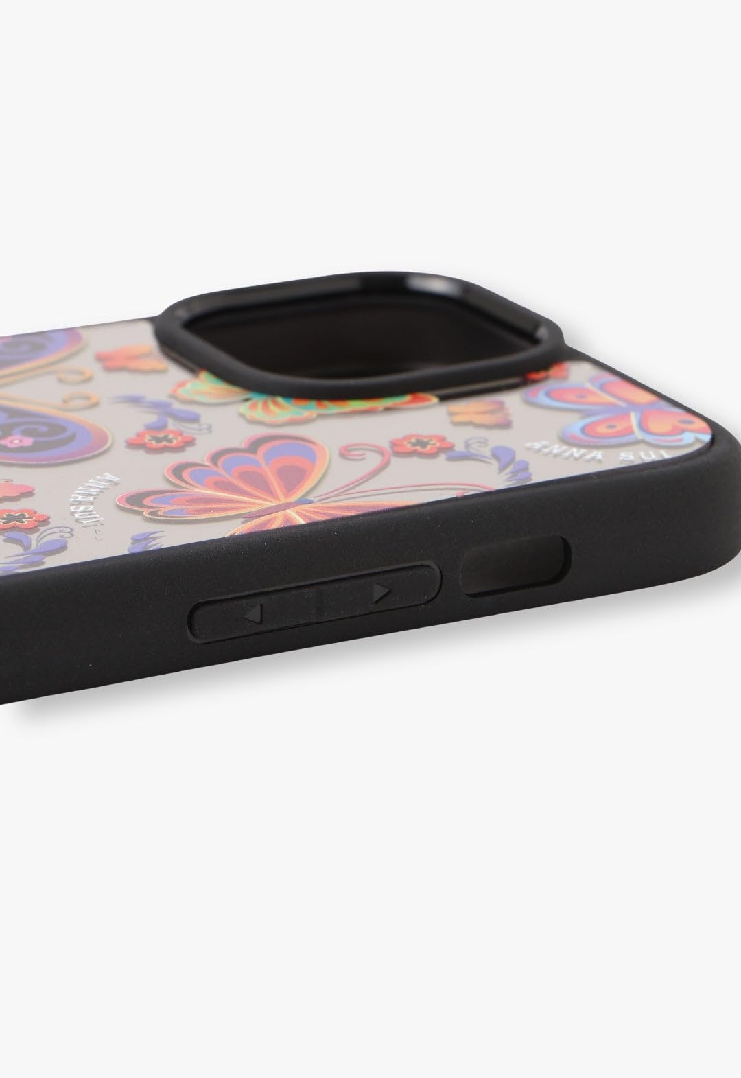 Amazon アナスイ iphoneケース iPhone16Pro アナスイ FOLIO CASE Black