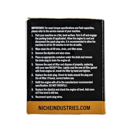 Image of NICHE Oil Filter for Arctic Cat 0812-034 0812-029 0812-135 1000 TRV TBX Wildcat X 4X 700 Trail