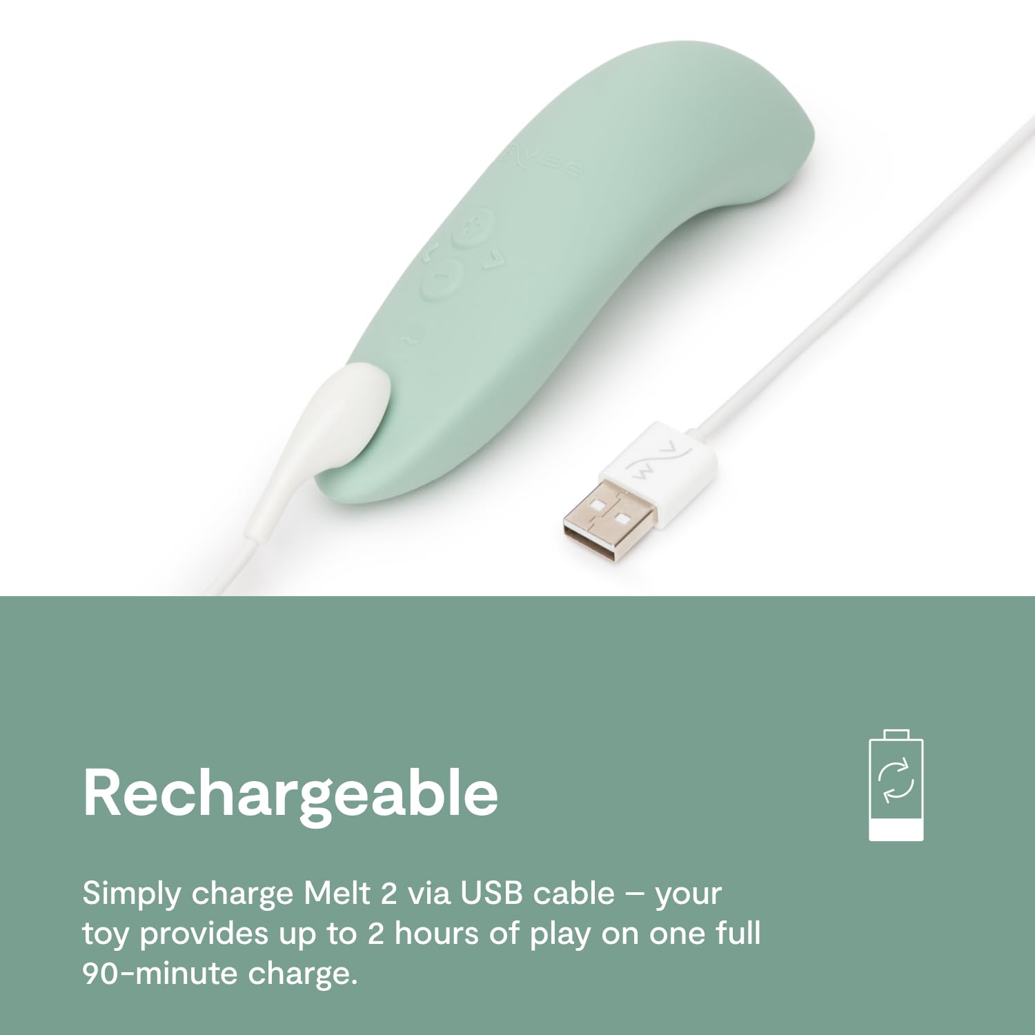 We-Vibe Melt 2 Clitoris Vibrator | Clitoral Stimulator Adult Sex Toys for Women | Clit Sucker Female Personal Massager | App Control Suction Masturbator | 12 Intensities & 6 Sucking Patterns | Sage