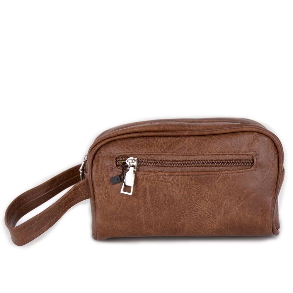 Emila Pochette uomo da polso borsello chiavi borsa piccola borsetta a mano morbida moto casual sportiva ragazzo viaggio con zip beauty case marsupio passeggio primavera estate 2026