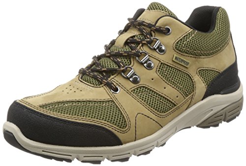 [ワールドマーチ] ウォーキングシューズ 防水 WM3098 メンズ カーキ 28 cm 3E